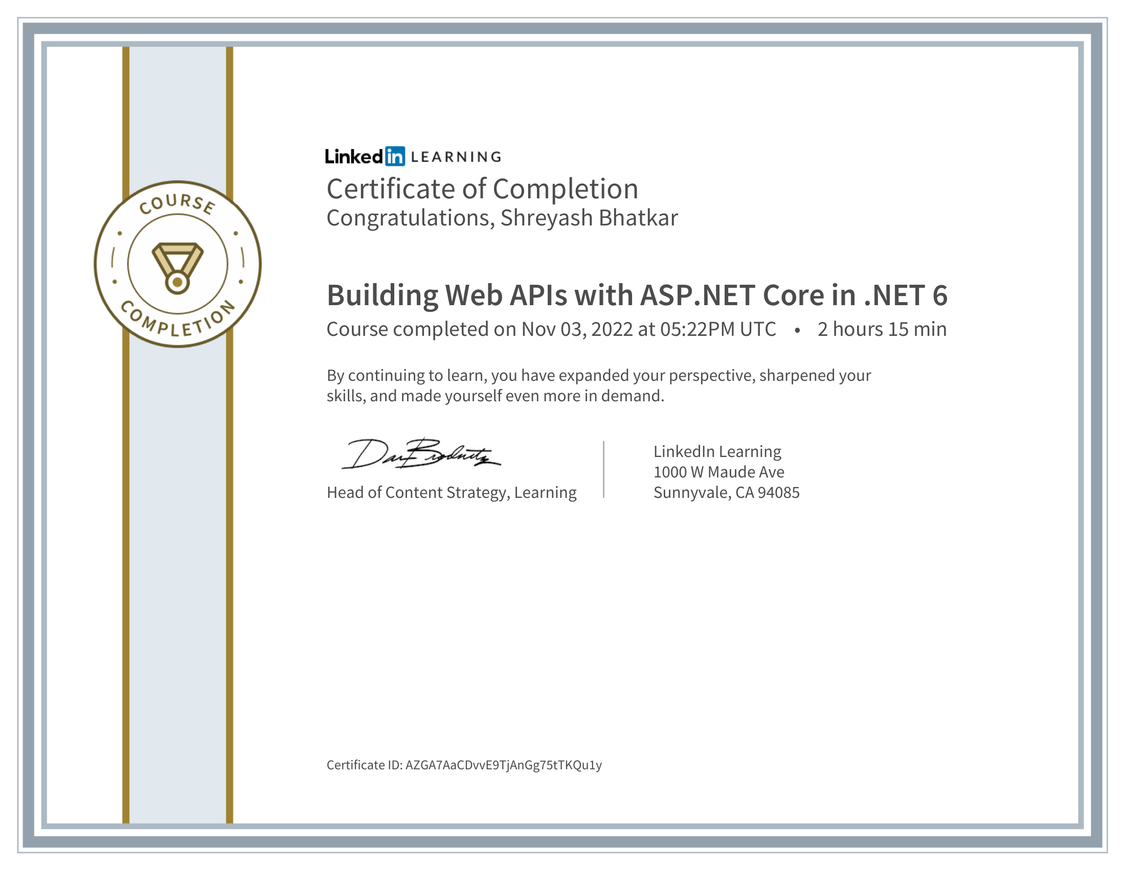 Building Web APIs with ASP.NET Core in .NET 6